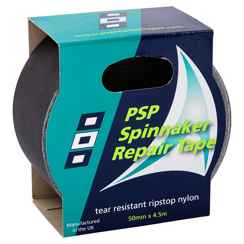Schwarzes PSP Spinnaker Reparaturband