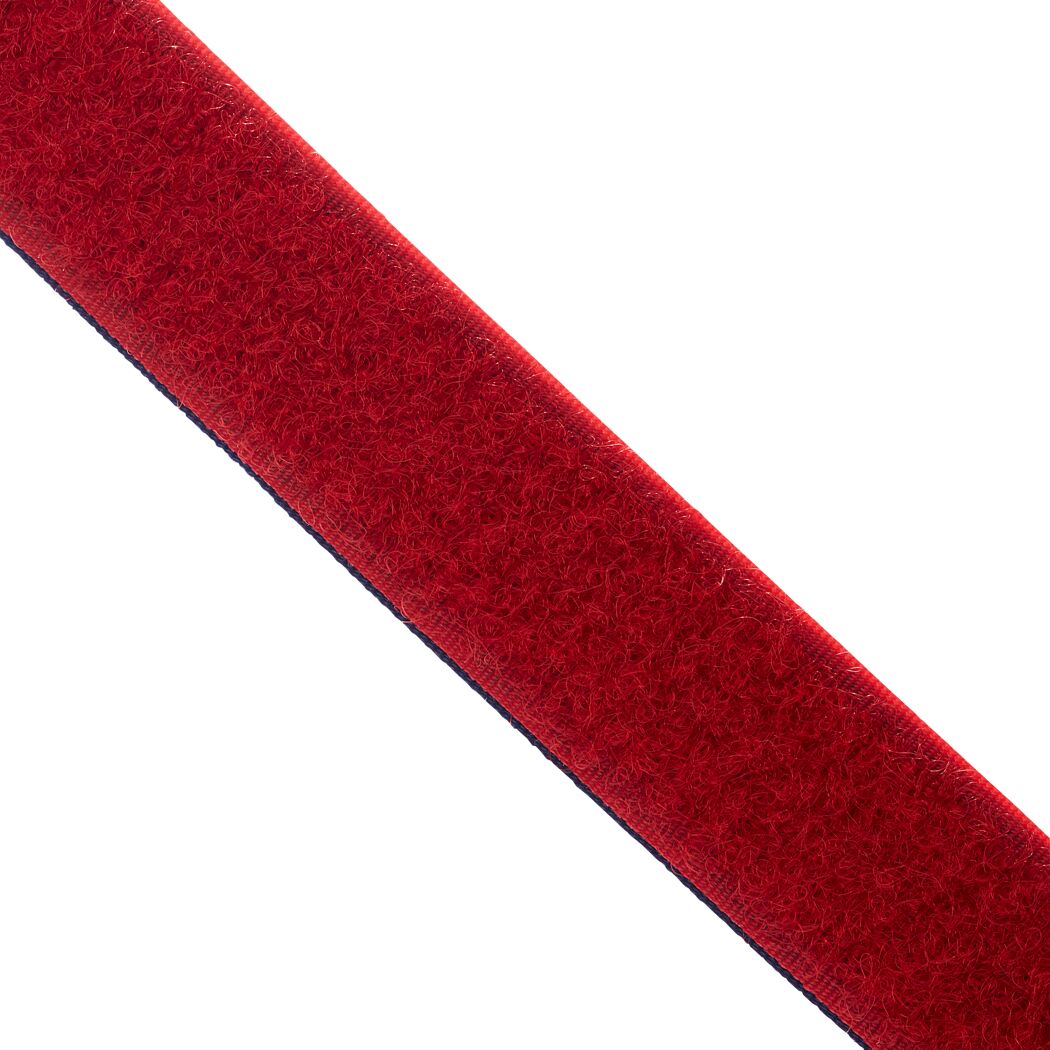 Rotes Klettband