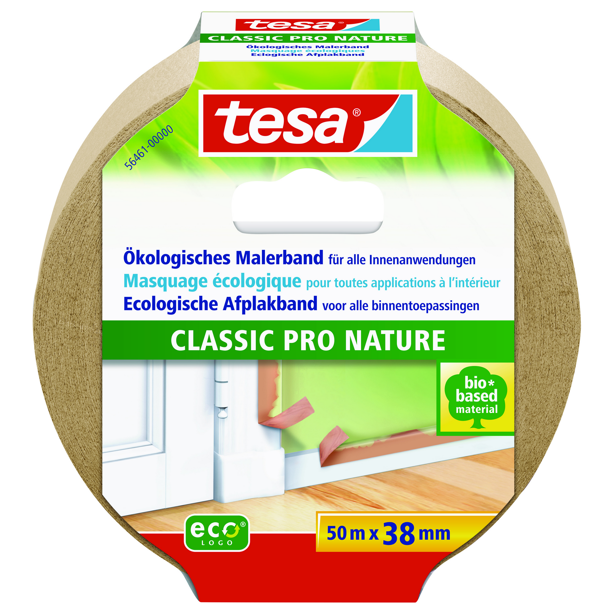Tesa Malerkrepp Eco Premium 50 m x 3,8 cm beige + product picture
