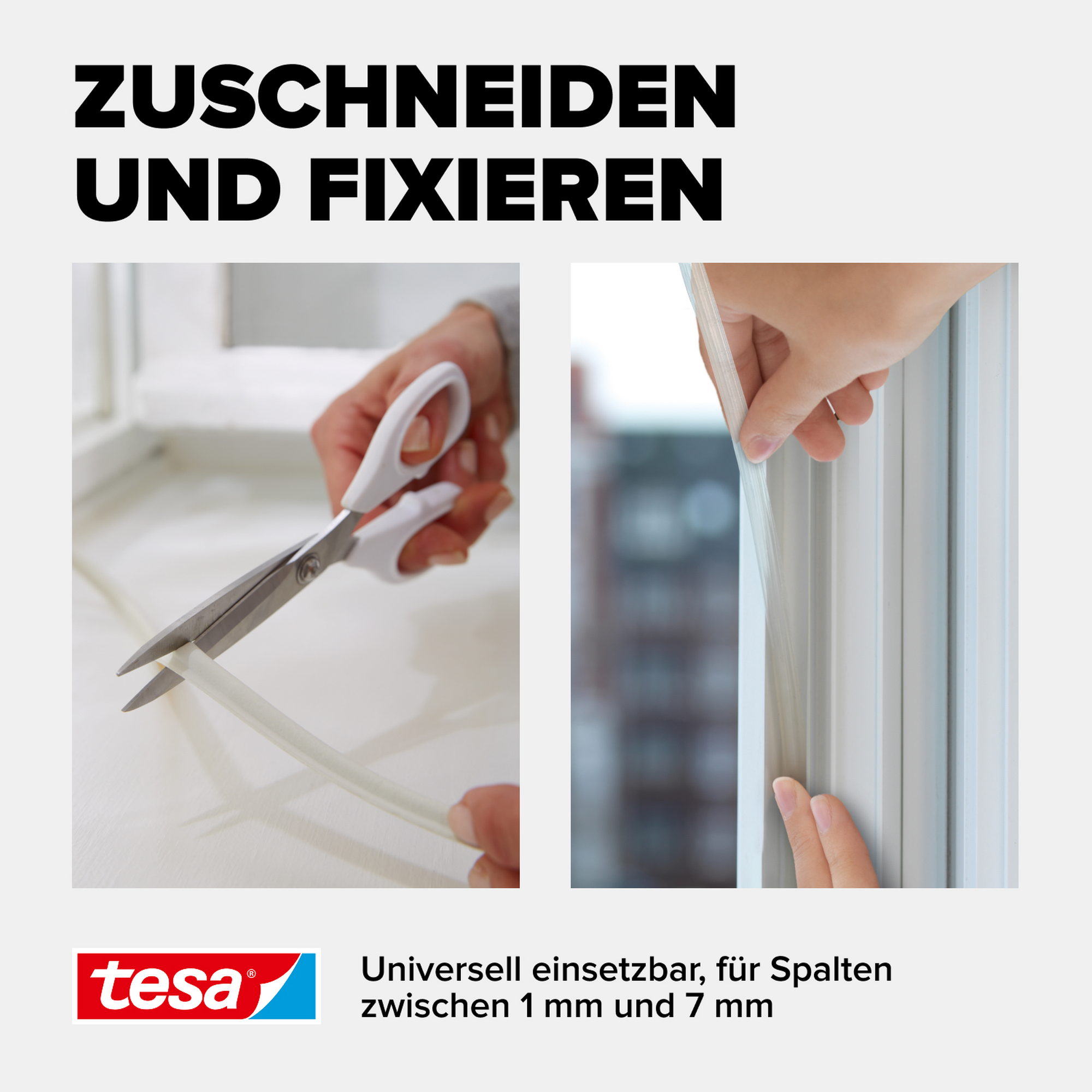 Dichtungsband Silikon 'Insulation' transparent 0,7 x 0,9 x 600 cm