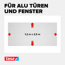 Ersatzrolle für Fliegengitter 'Alu Fiberglas' durchsichtig 120 x 250 cm