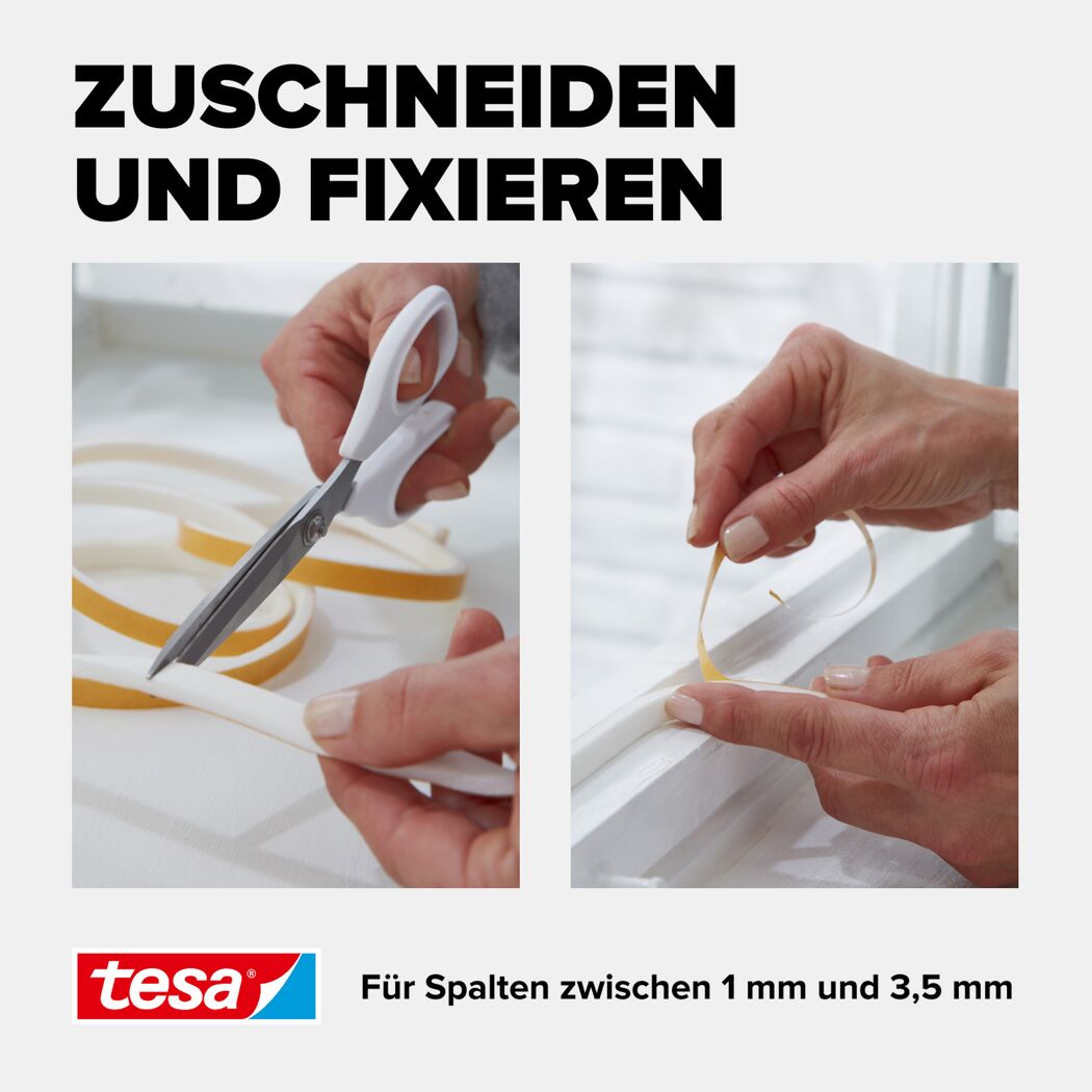 Schaumstoffdichtung Standard 'Insulation' weiß 0,4 x 0,9 x 600 cm