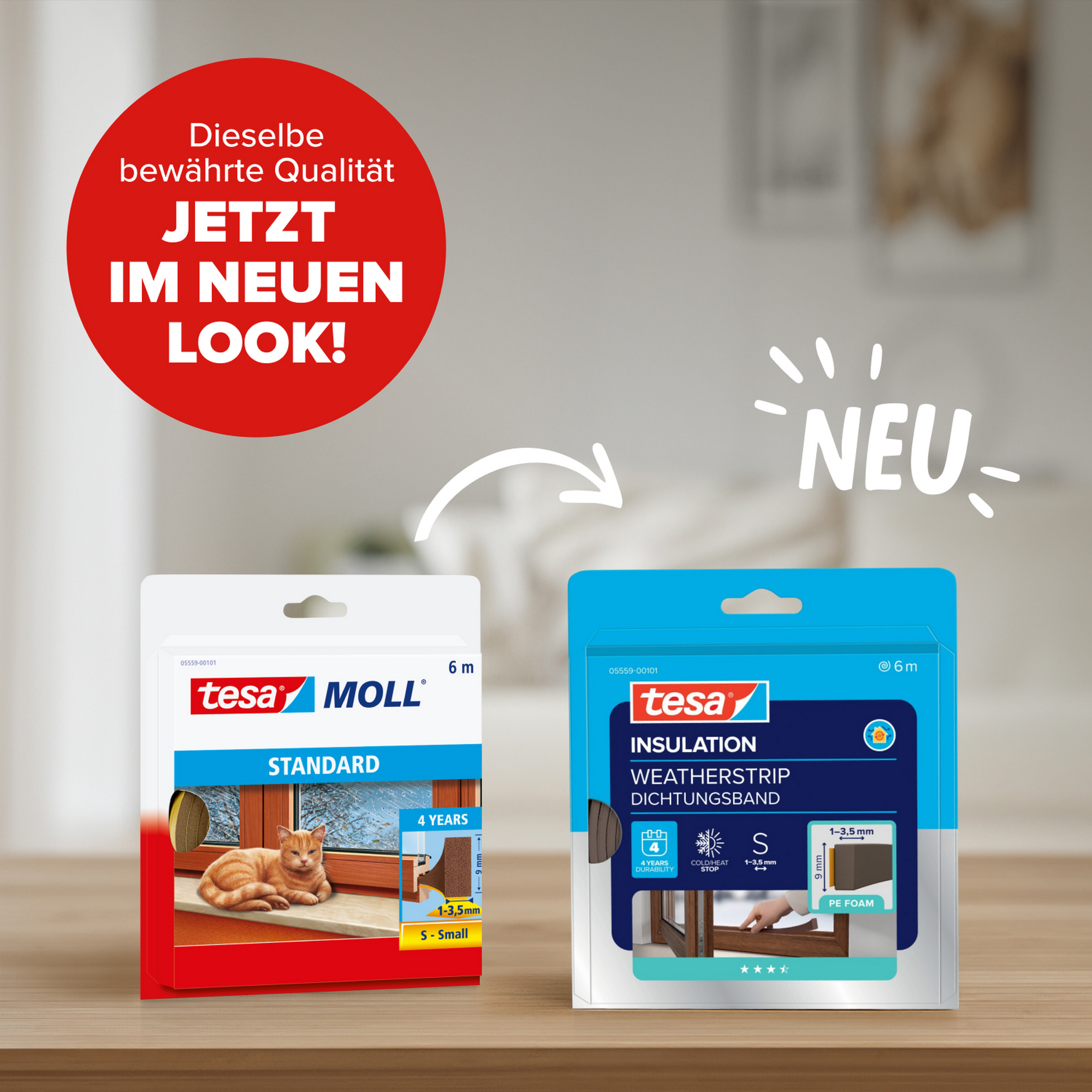 Schaumstoffdichtung Standard 'Insulation' braun 0,4 x 0,9 x 600 cm