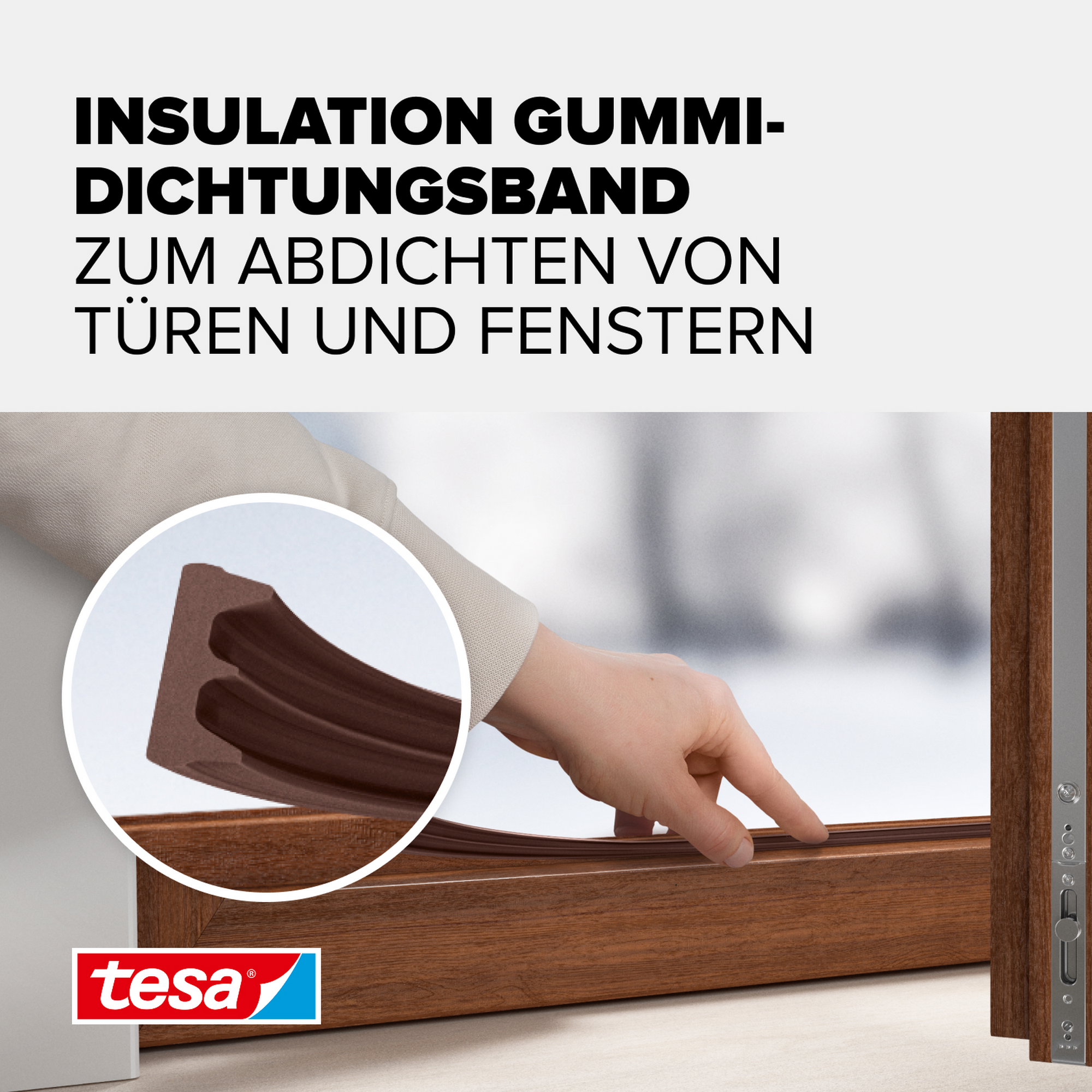 E-Profildichtung 'Insulation' braun 10 m