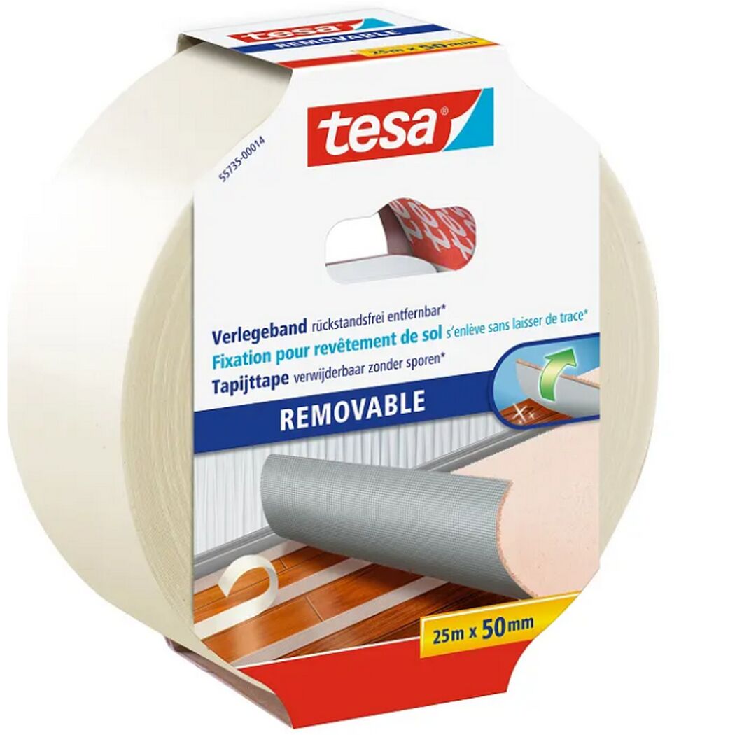 Tesa Verlegeband, 25 m x 50 mm, auf Rolle