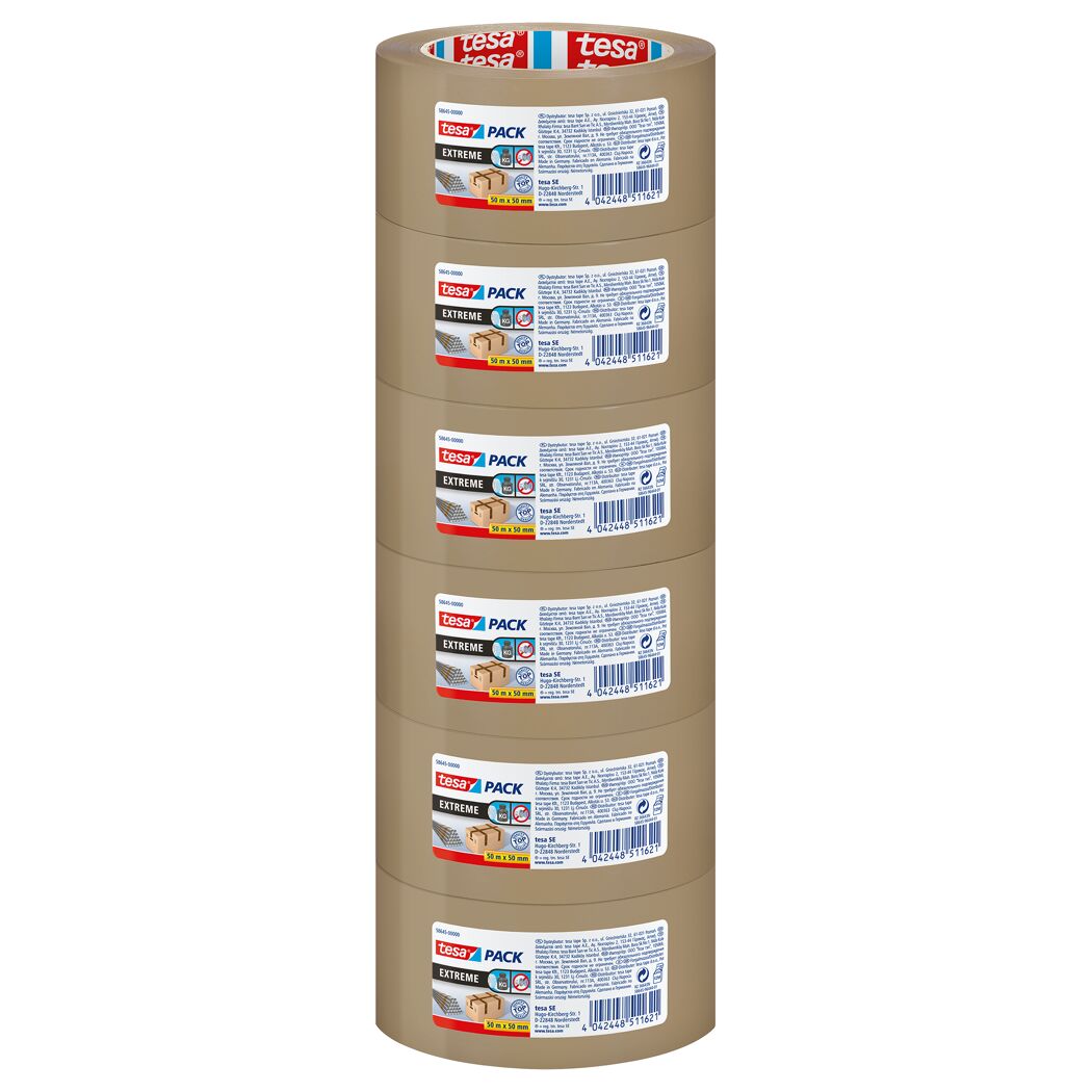 Paketband tesapack® 'Extreme' 50 mm x 50 m braun
