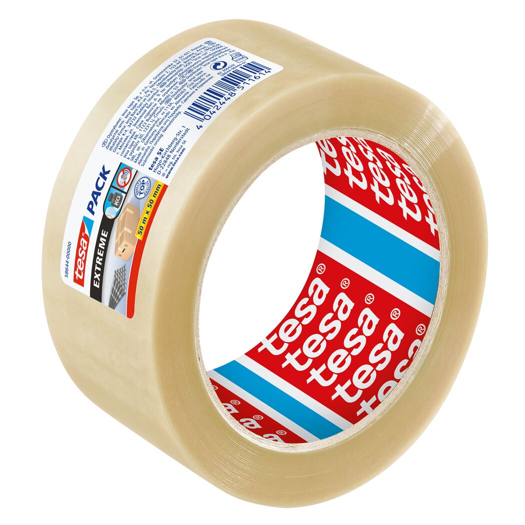 Paketband tesapack® 'Extreme' 50 mm x 50 m transparent