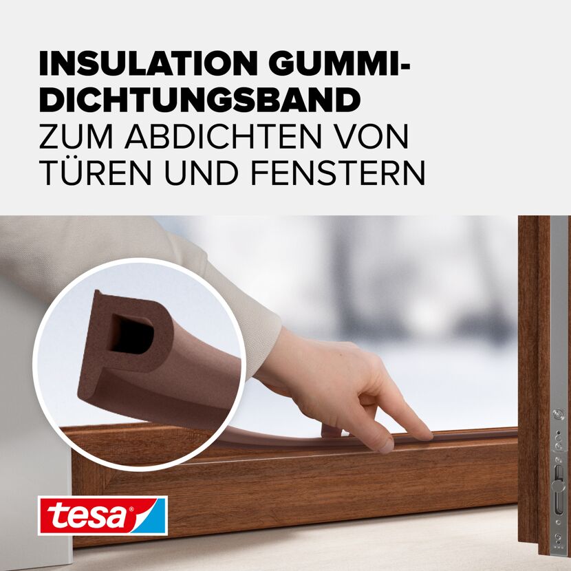 P-Profildichtung 'Insulation' braun 10 m