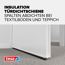 Türdichtschiene 'Insulation' für Textilböden weiß 100 x 4,3 cm