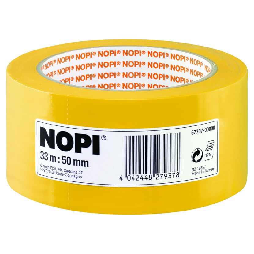 Gelbes NOPI Putzband 33 m : 50 mm