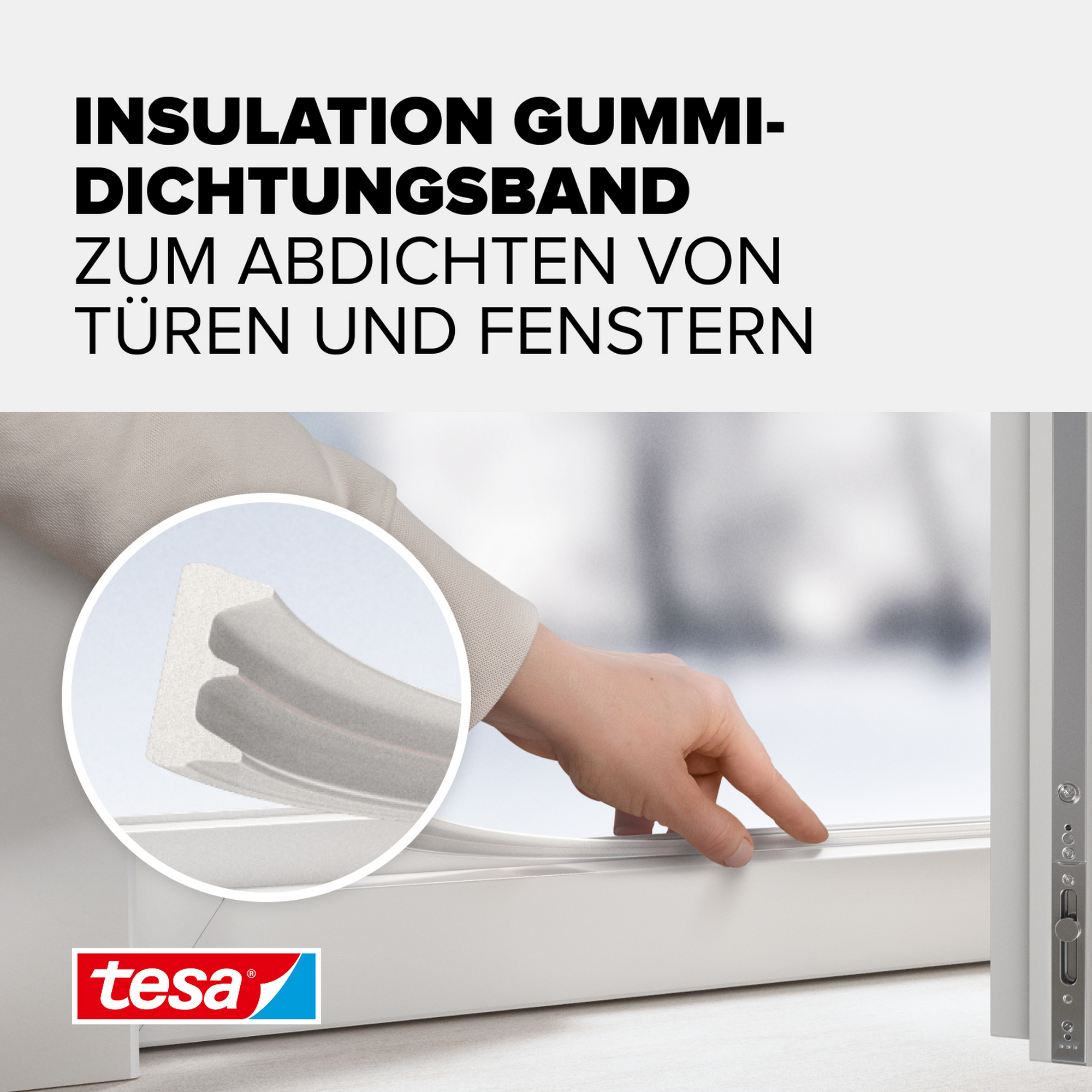 E-Profildichtung 'Insulation' weiß 6 m