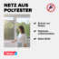 Pollenschutzgitter anthrazit 130 x 150 cm