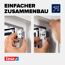 Adapterset für Türfliegengitter 'Falt' weiß, 3 Stück