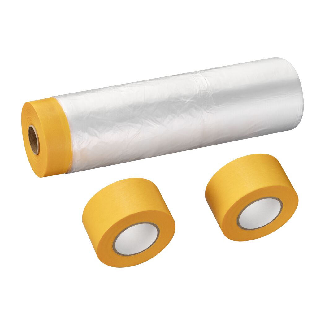 Abdeckset Folie 4x5 m und 2x Kreppband 50 m