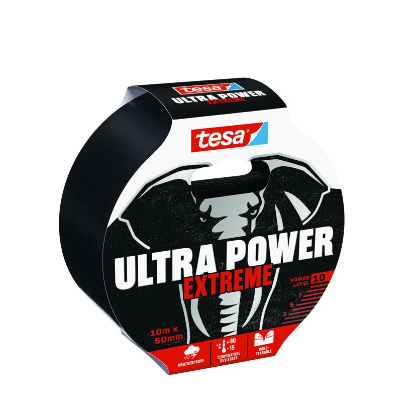 Schwarzes tesa Ultra Power Extreme Klebeband