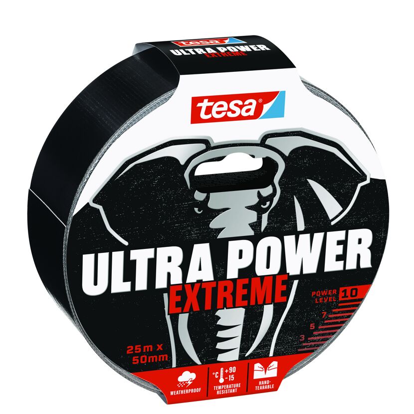 Schwarzes tesa Ultra Power Extreme Klebeband