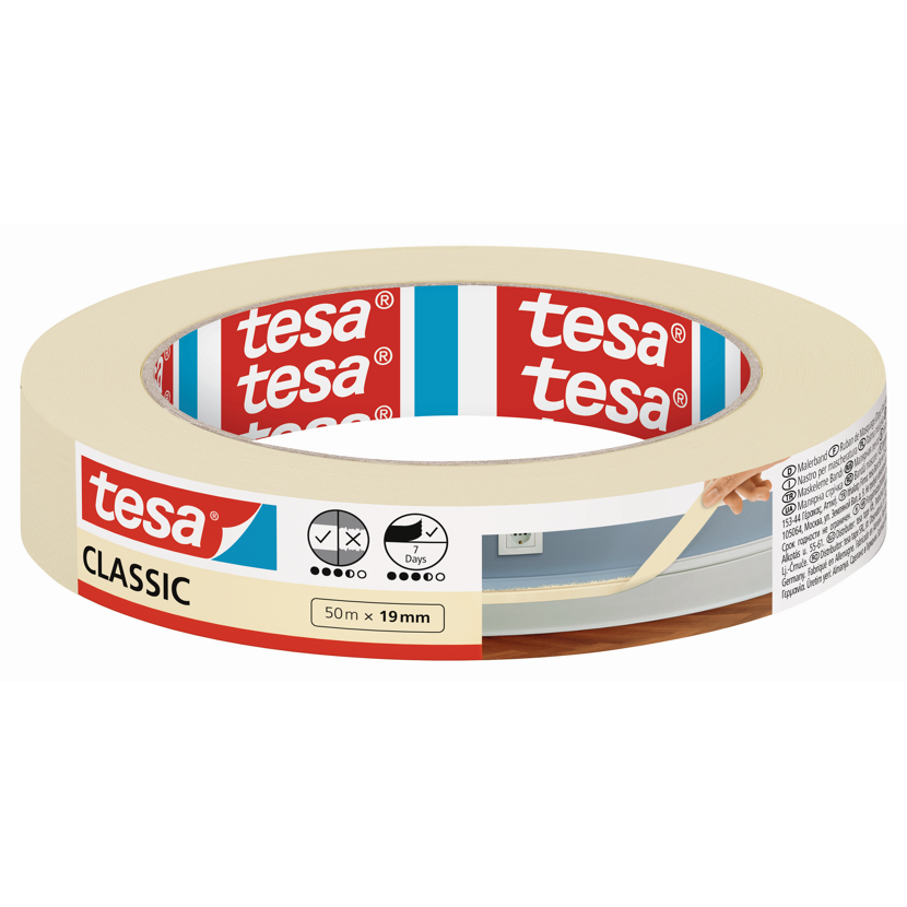 tesa Classic Malerband, 50 m x 19 mm