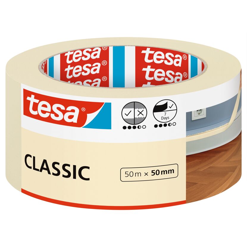 Tesa Classic Malerband, 50 m x 50 mm