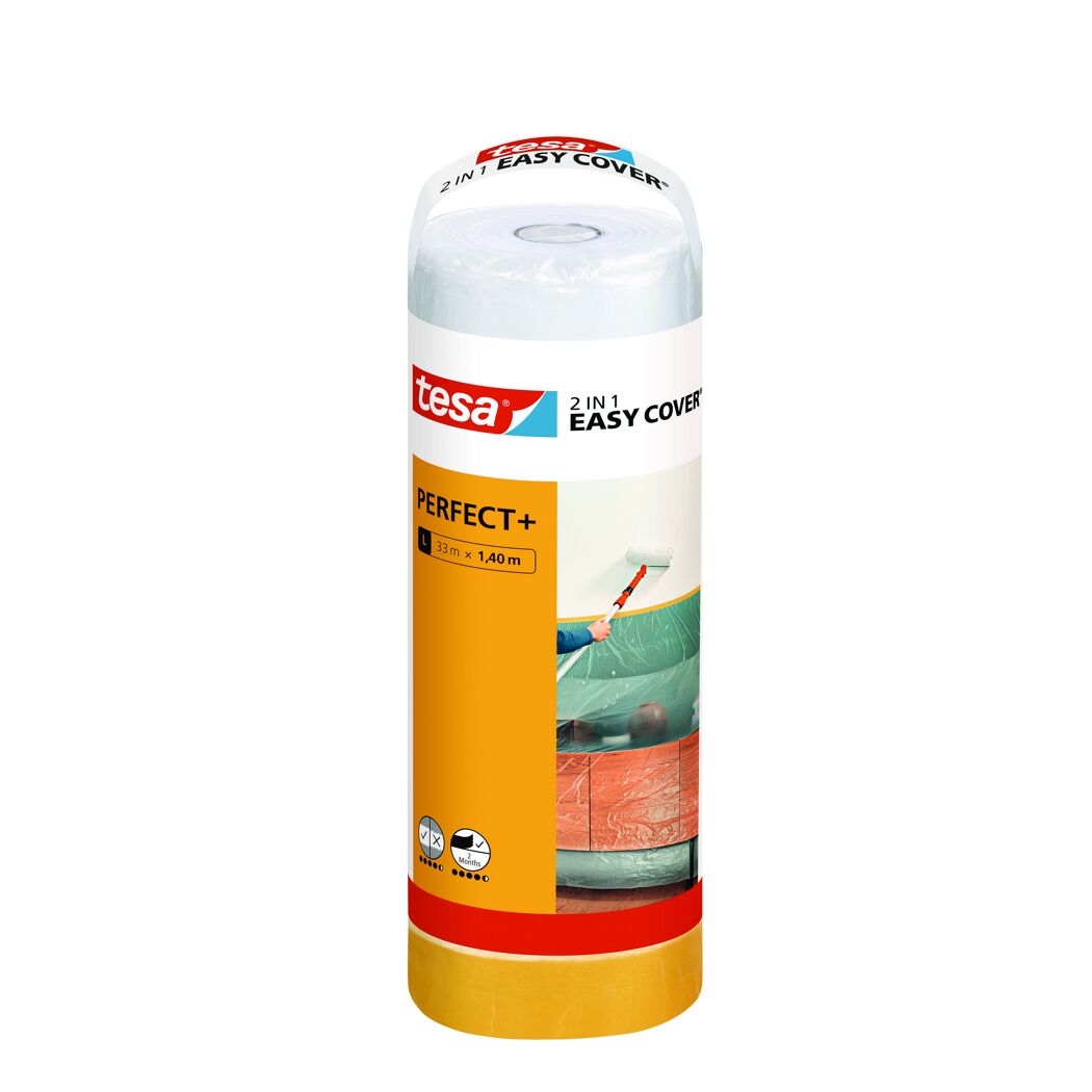 Tesa 2 in 1 Easy Cover Perfect+ Abdeckfolie