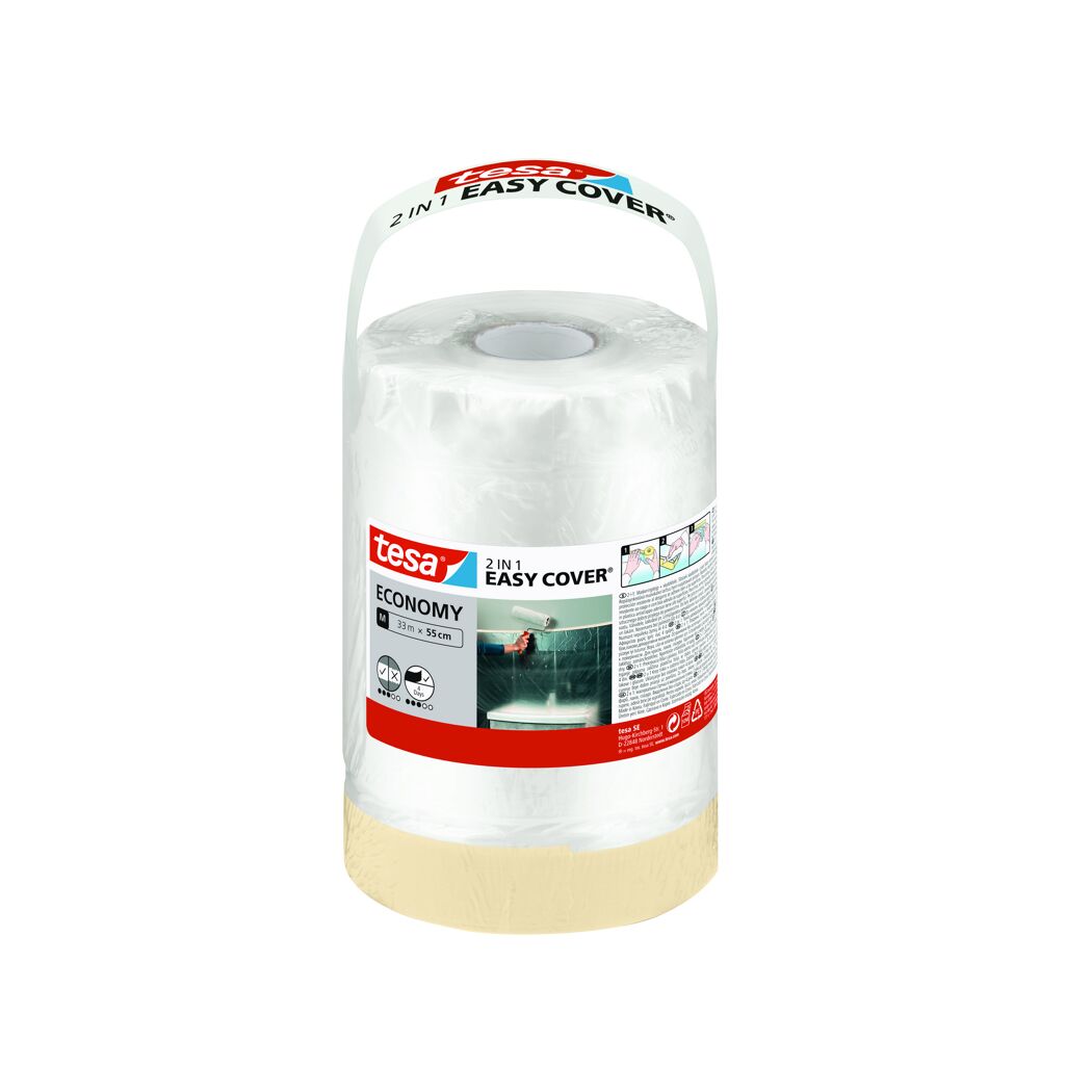 tesa Easy Cover Abdeckfolie und Klebeband