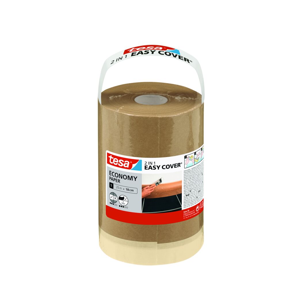 tesa Easy Cover Abdeckpapier mit Klebeband