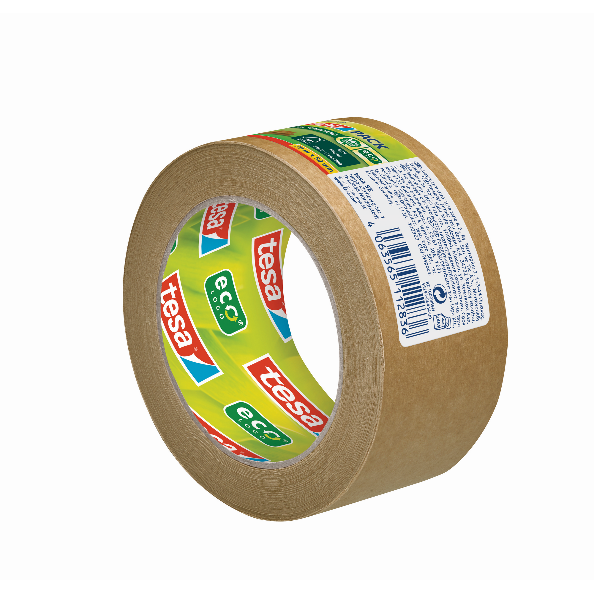 Papierklebeband 'tesapack®' braun 50 mm x 50 m + product picture