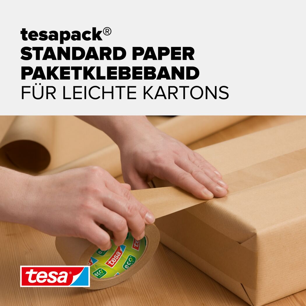 Papierklebeband 'Standard Paper' braun 50 mm x 50 m