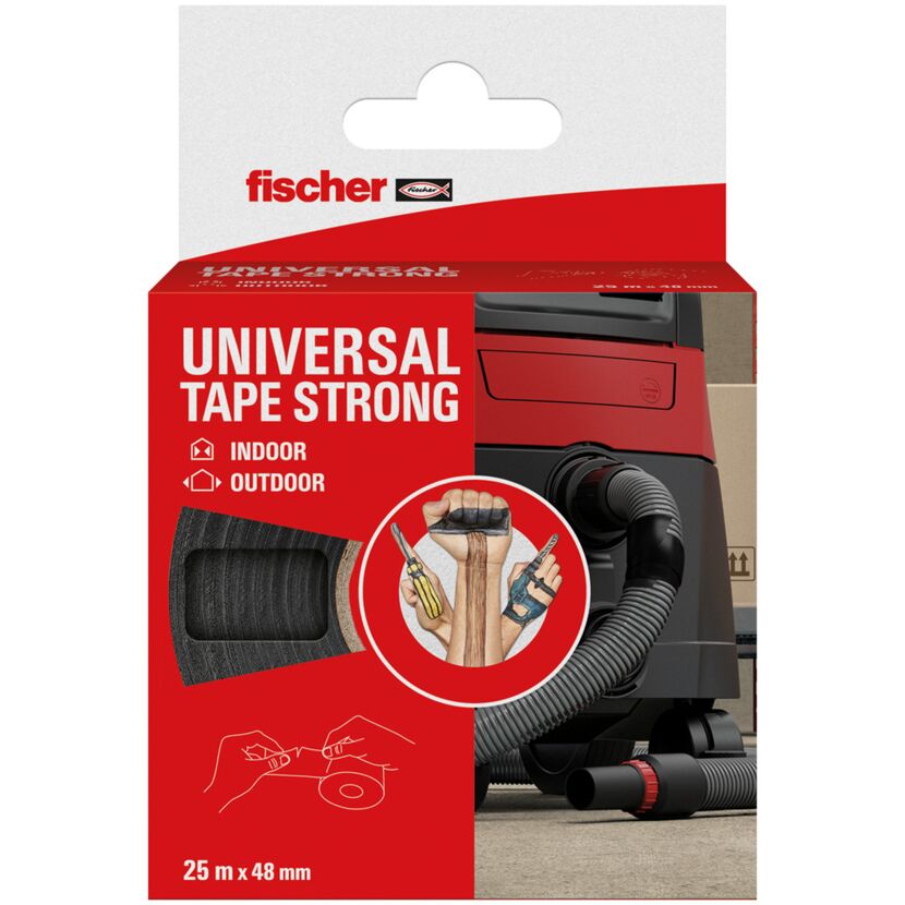 Fischer Universal Tape Strong, 25 m x 48 mm