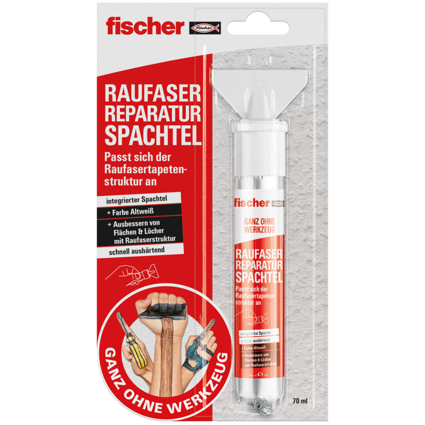 Tube Fischer Raufaser Reparatur Spachtel