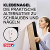 Klebenagel 'Powerstrips' weiß Tapete/Putz 1 kg, 4 Stück