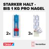 Klebenagel 'Powerstrips' weiß Tapete/Putz 1 kg, 2 Stück