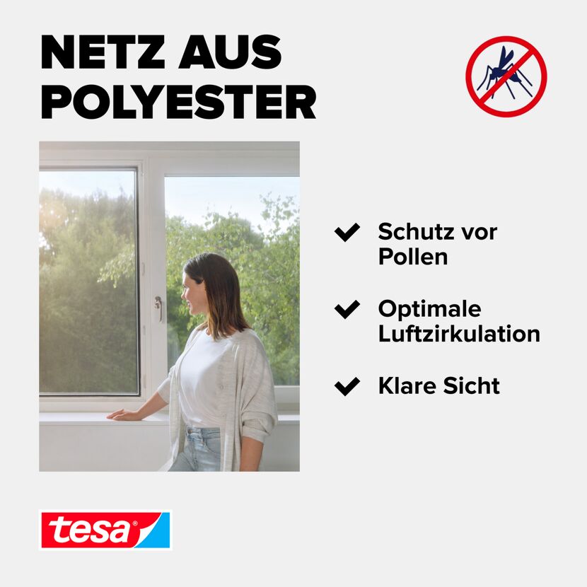 Pollenschutzgitter anthrazit 120 x 240 cm
