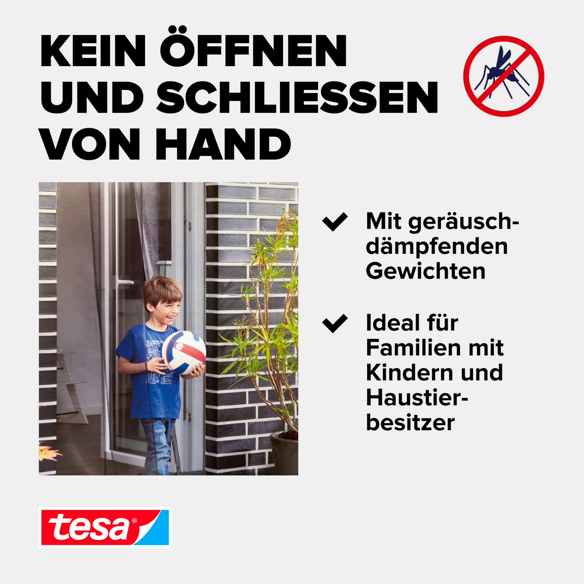 Lamellentür 'Premium' Aluminium teleskopierbar 95 x 220 cm