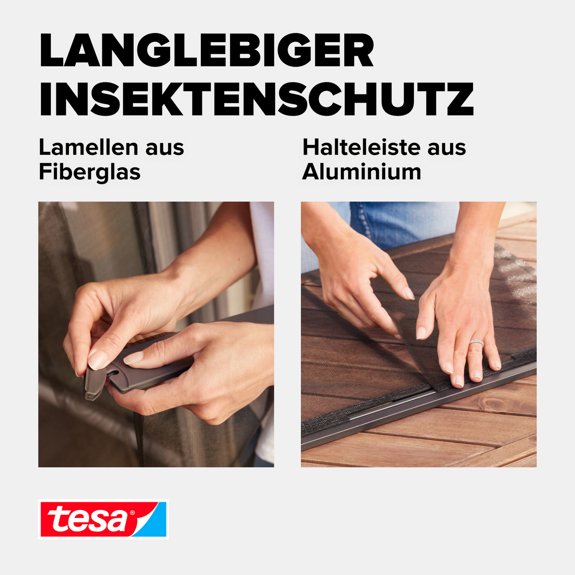 Lamellentür 'Premium' Aluminium teleskopierbar 95 x 220 cm