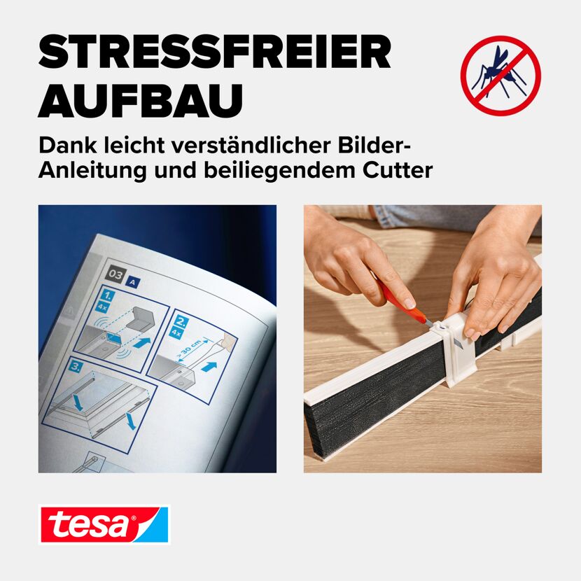 Fliegengitter für Dachfenster 'Alu-Insektenschutz-Plissee' teleskopierbar 102 x 164 cm
