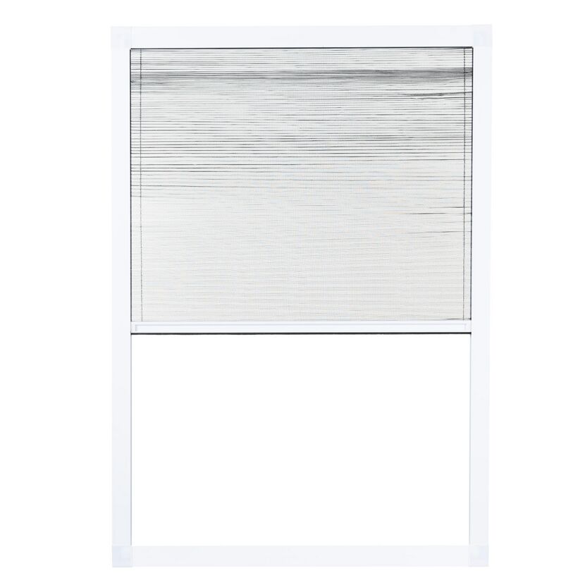 Weißes Fensterplissee