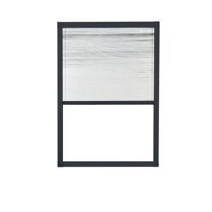 Fensterplissee schwarz 130 x 150 cm