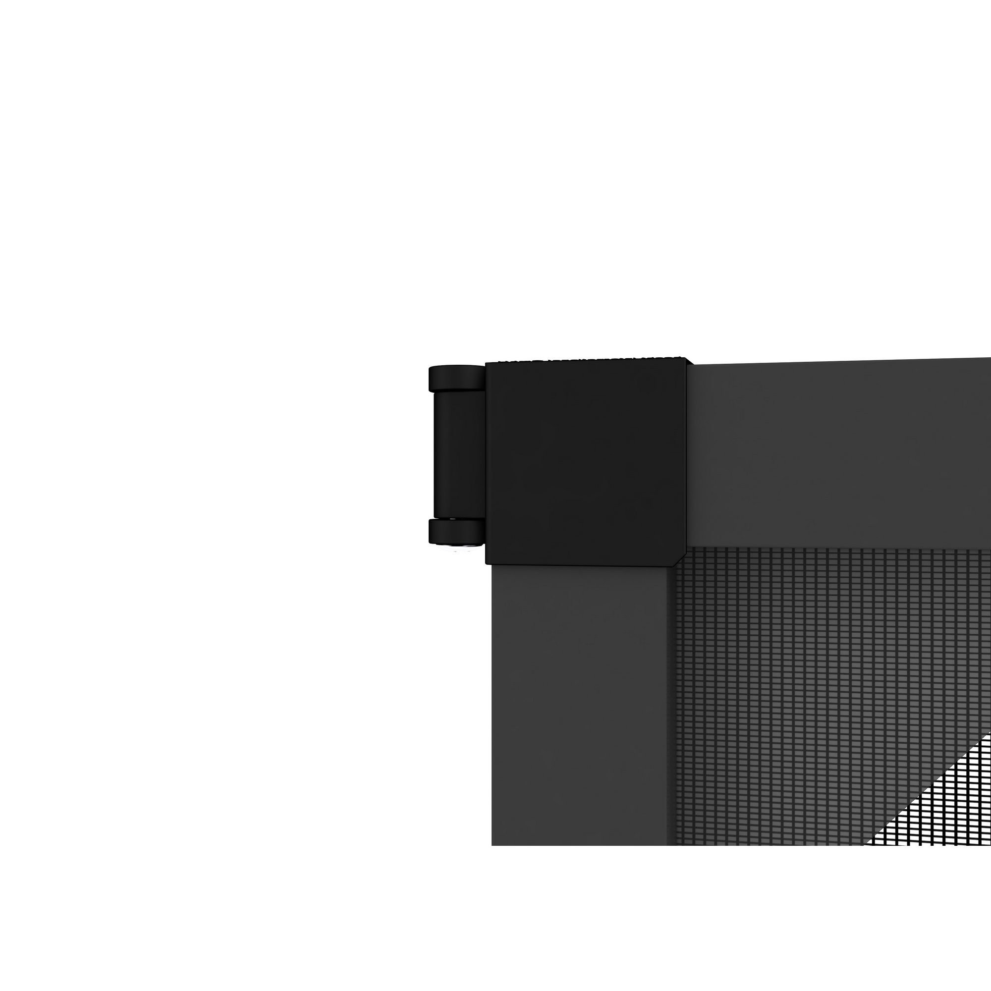 Teleskop-Türfliegengitter schwarz bis 100 x 210 cm + product picture
