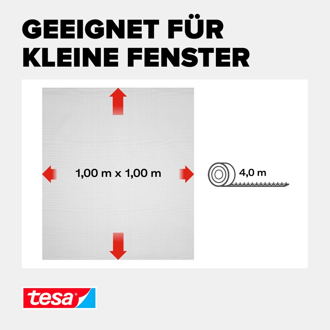 Fensterfliegengitter 'Standard' anthrazit 100 x 100 cm
