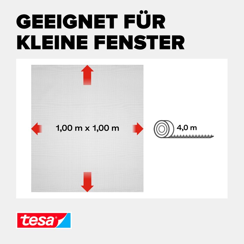 Fensterfliegengitter 'Standard' anthrazit 100 x 100 cm