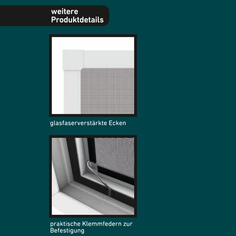 Insektenschutz 'Teleskop-Fensterbausatz PRO', 76 x 86 cm bis 116 x 134 cm