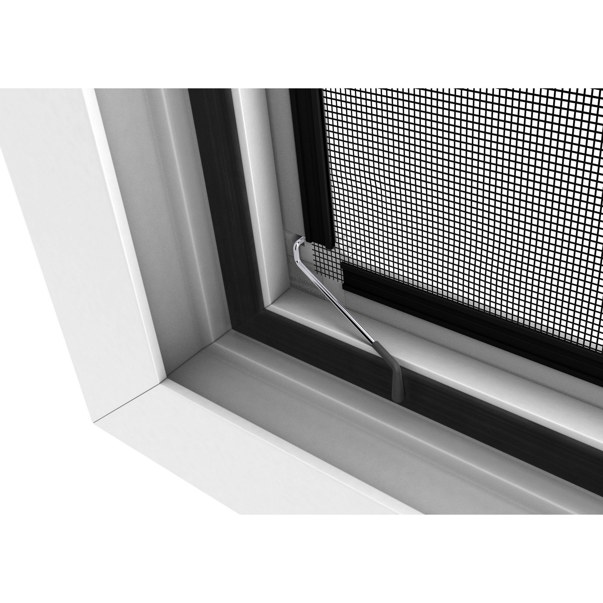 Insektenschutz 'Teleskop-Fensterbausatz PRO', 76 x 86 cm bis 116 x 134 cm
