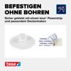 Moskitonetz mit Deckenhaken 'Comfort' weiß 12,5 m x 250 cm