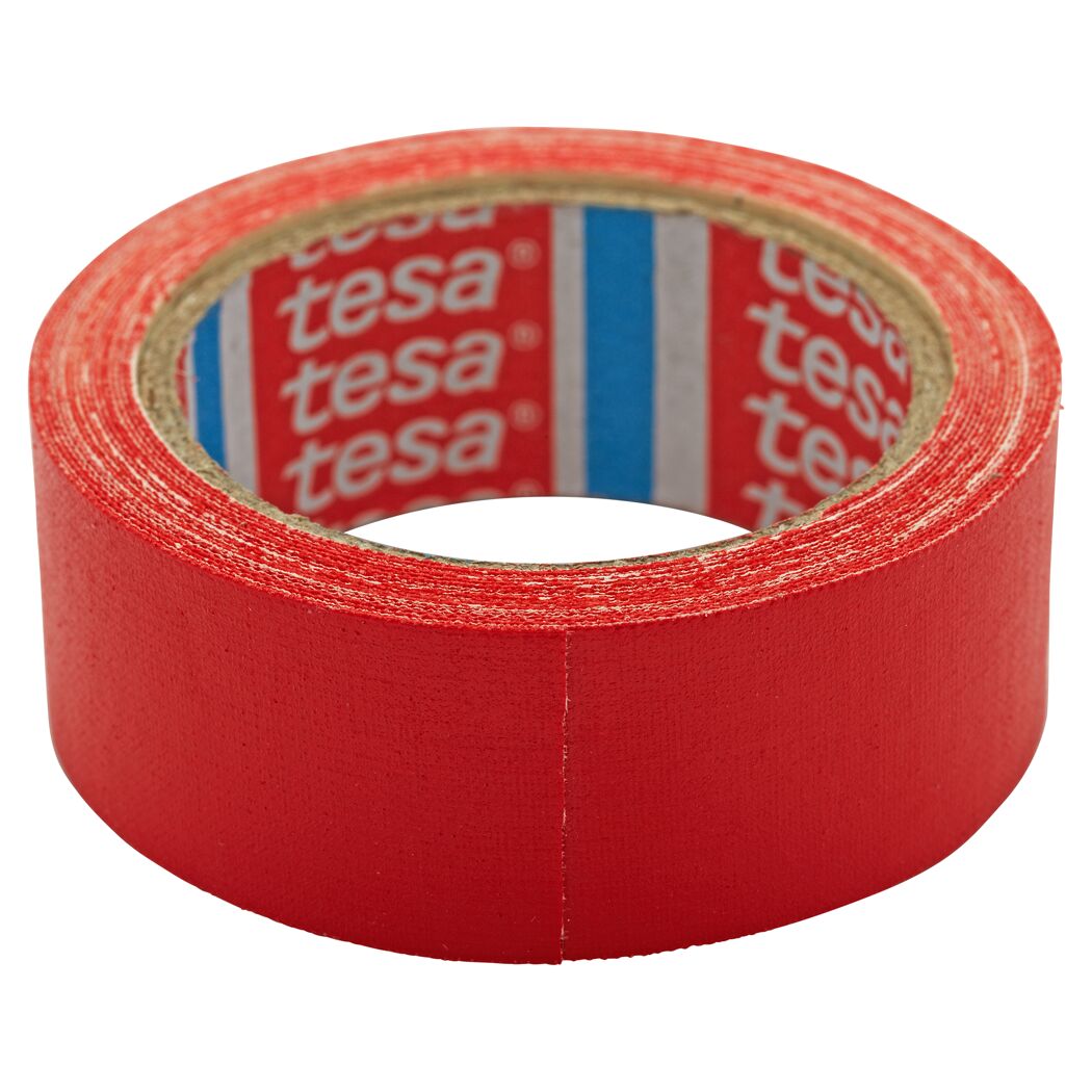 Rotes tesa Gewebeband Extra Power Perfect
