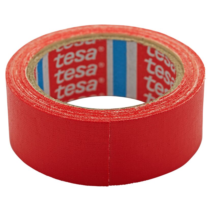 Rotes tesa Gewebeband Extra Power Perfect