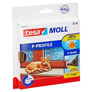 Tesa Moll "P-Profil" Gummidichtung braun 6 m