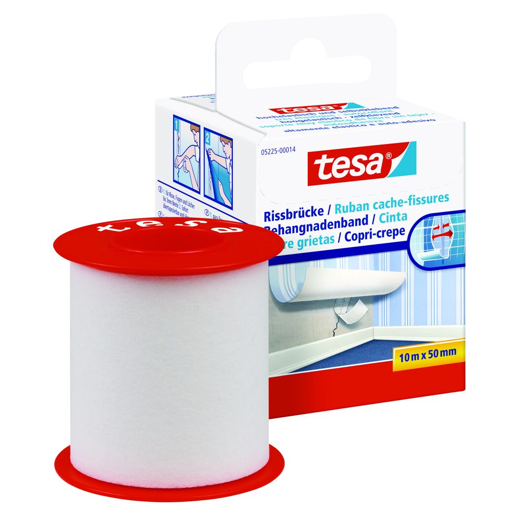 Tesa Rissbrücke und Verpackung