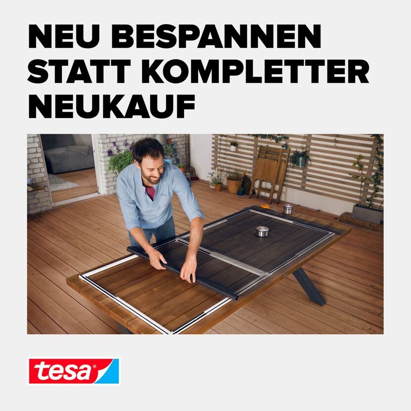 Ersatzrolle für Fliegengitter 'Alu Fiberglas' anthrazit 120 x 250 cm
