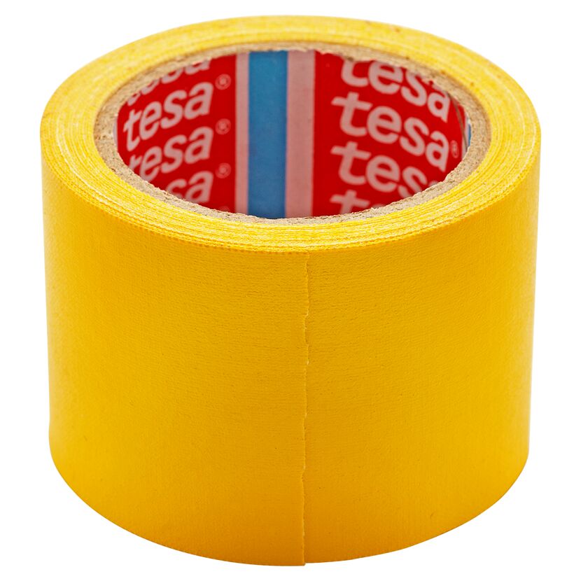 Gelbes tesa Gewebeband extra Power