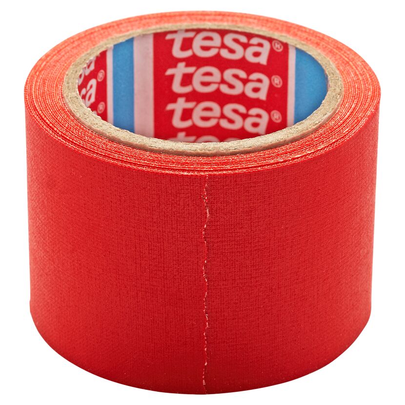 Rotes tesa Gewebeband extra Power Perfect